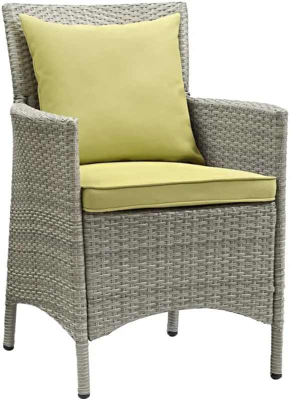 Conduit Outdoor Patio Wicker Rattan Dining Armchair Set of 2