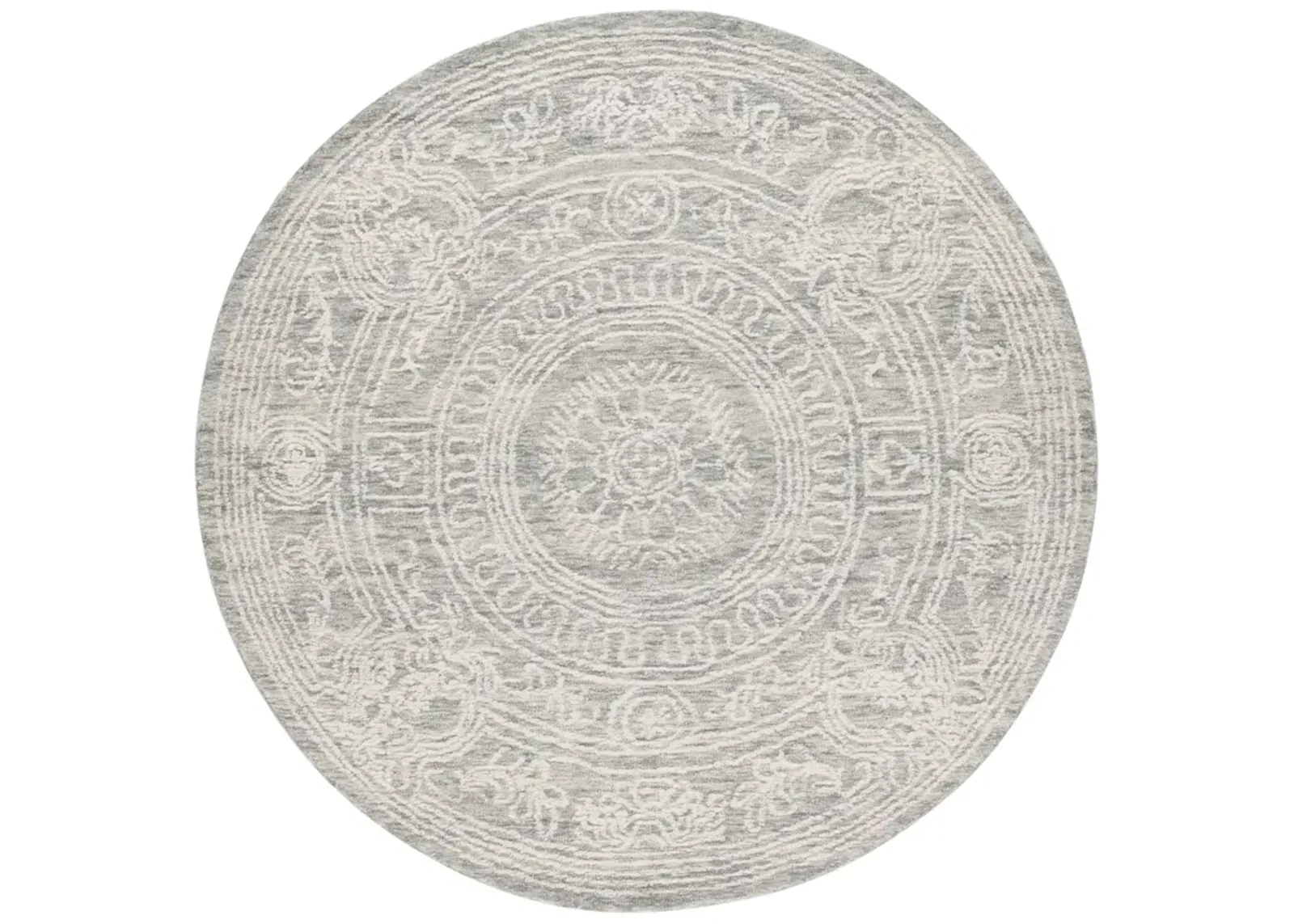 EBONY 310 IVORY  6' x 6' Round Round Rug