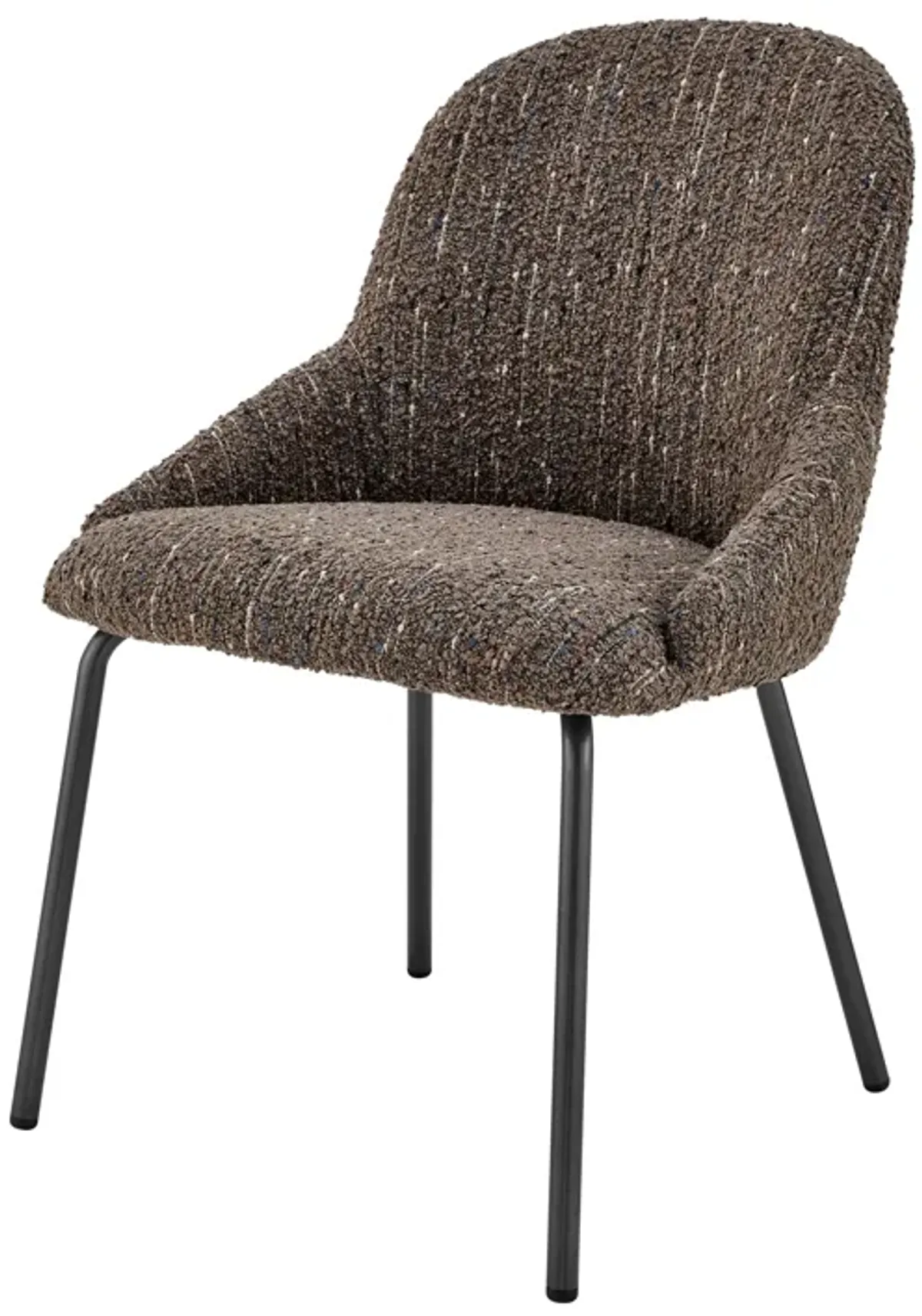 Katrisa KD Fabric Dining Side Chair, Zenith Brown