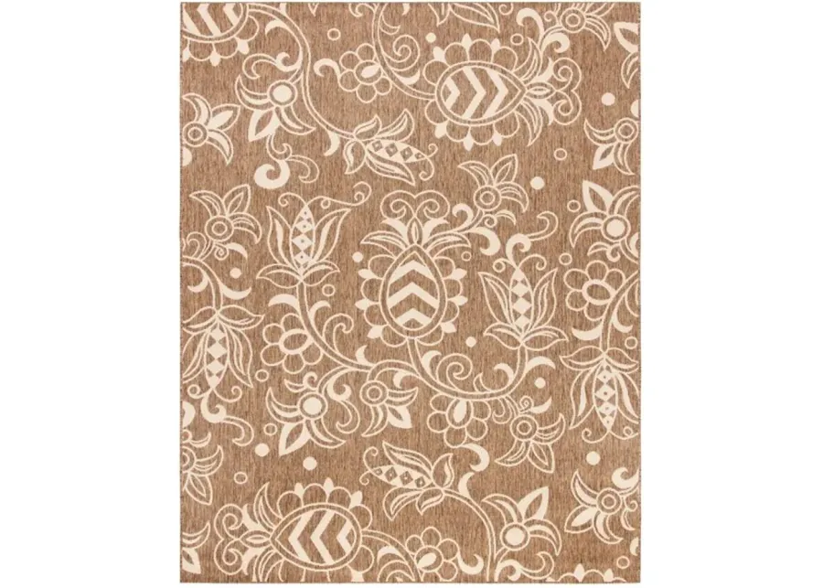 Safavieh BEACH HOUSE Collection BHS246T-9 Brown / Beige 9' X 12'