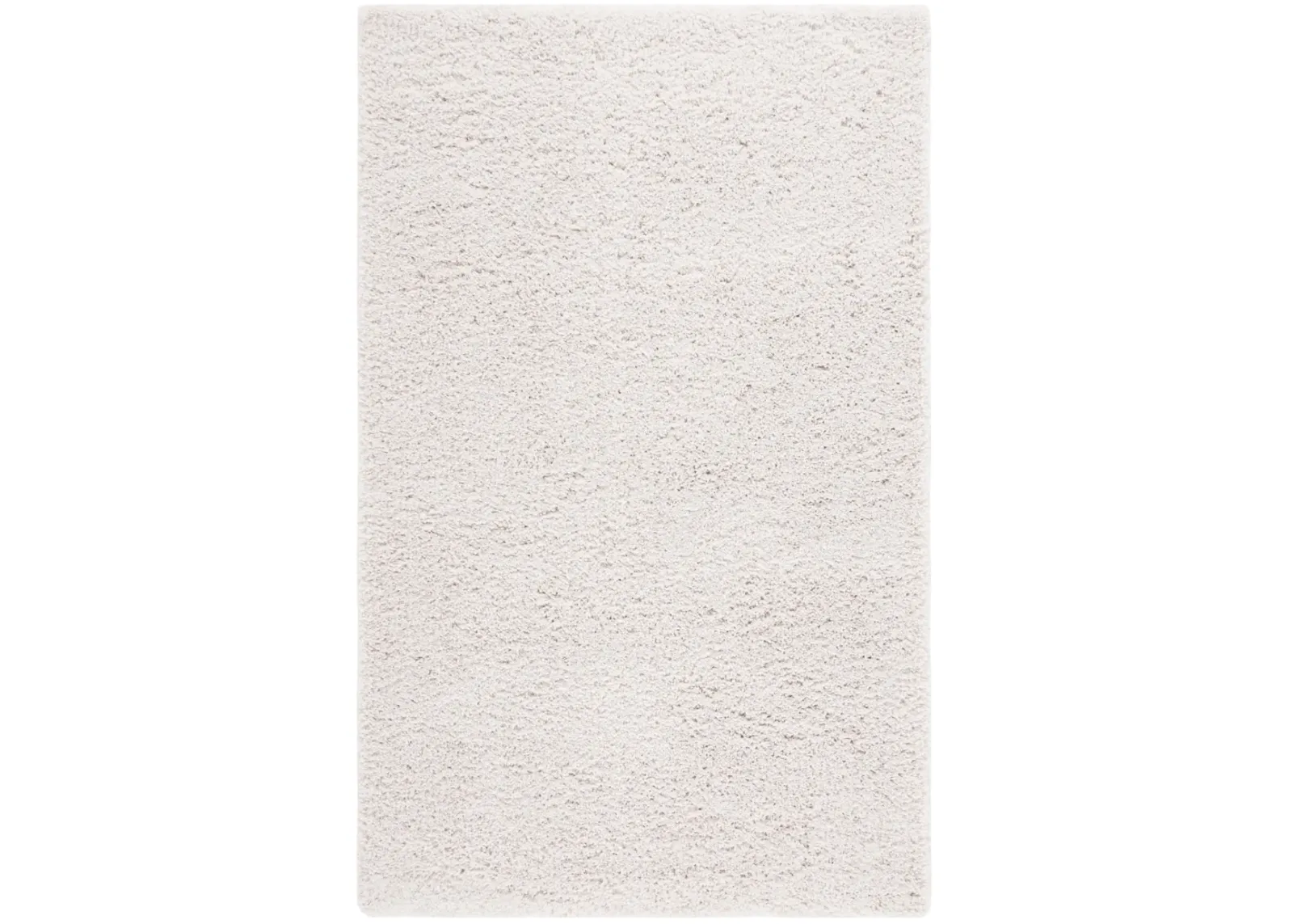 LUXE SHAG 800 WHITE 9' x 12' Large Rectangle Rug