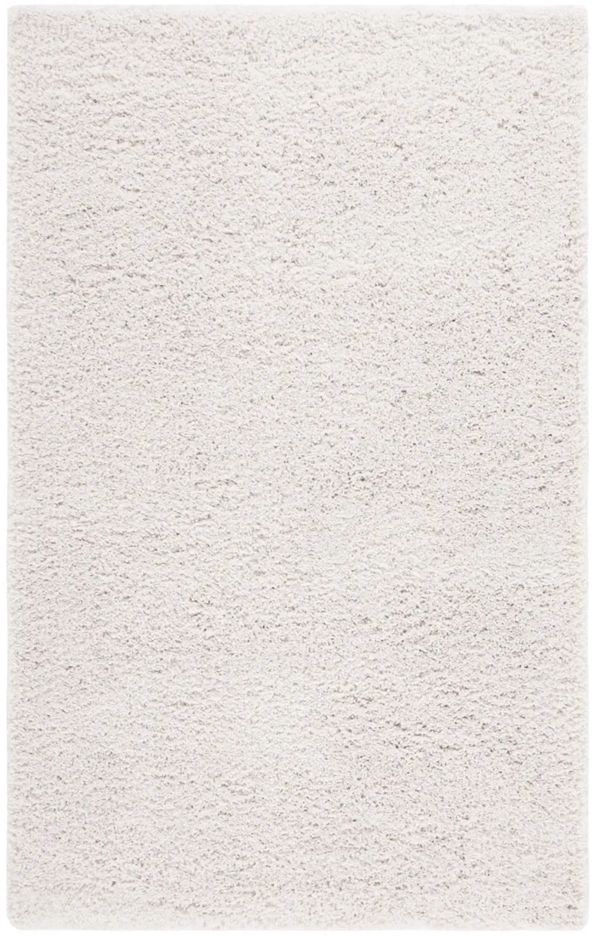 LUXE SHAG 800 WHITE 9' x 12' Large Rectangle Rug