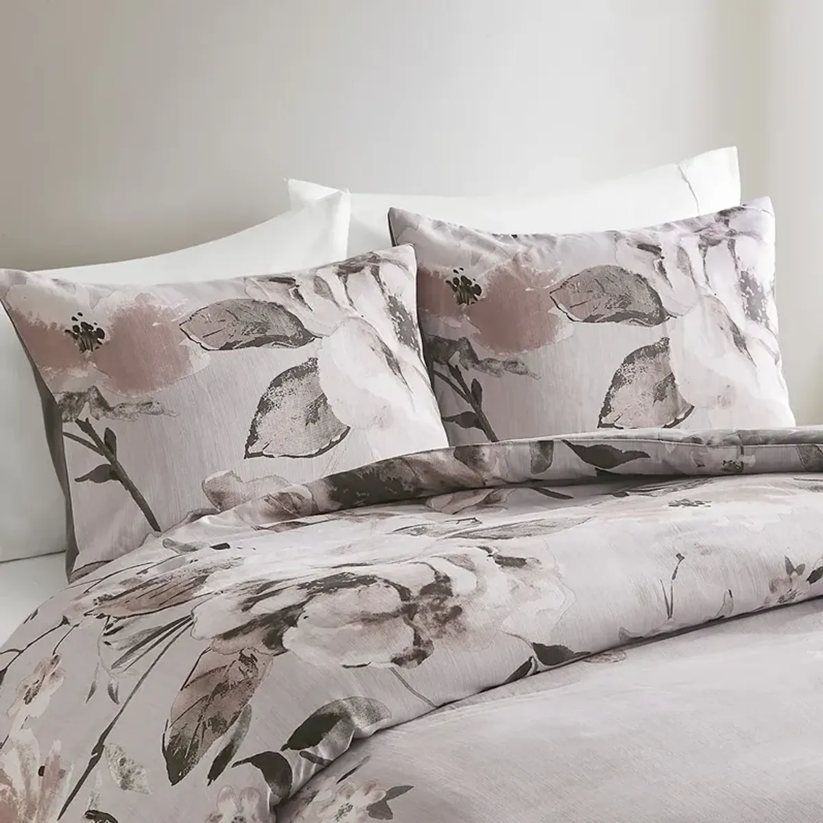 Neko 3 Piece Floral Printed Duvet Cover Set