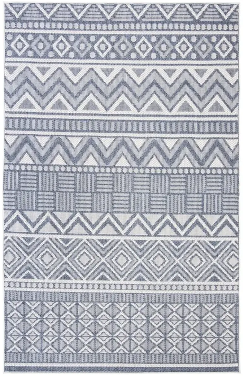 Safavieh BERMUDA 800 Collection BMU818N-8 Navy / Creme 8' X 10'