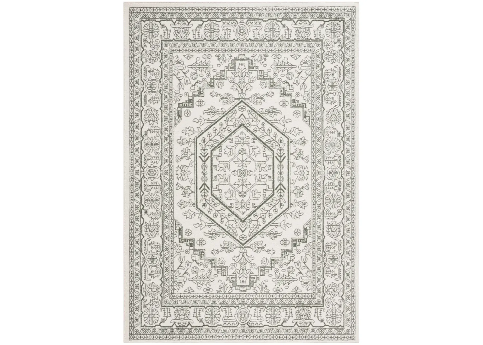 ADIRONDACK 108 IVORY  5'-1' x 7'-6' Medium Rectangle Rug