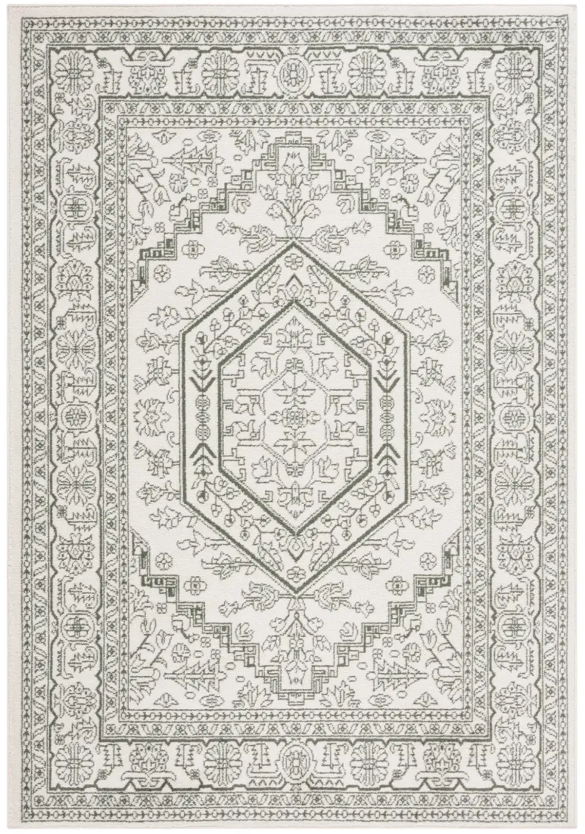 ADIRONDACK 108 IVORY  5'-1' x 7'-6' Medium Rectangle Rug