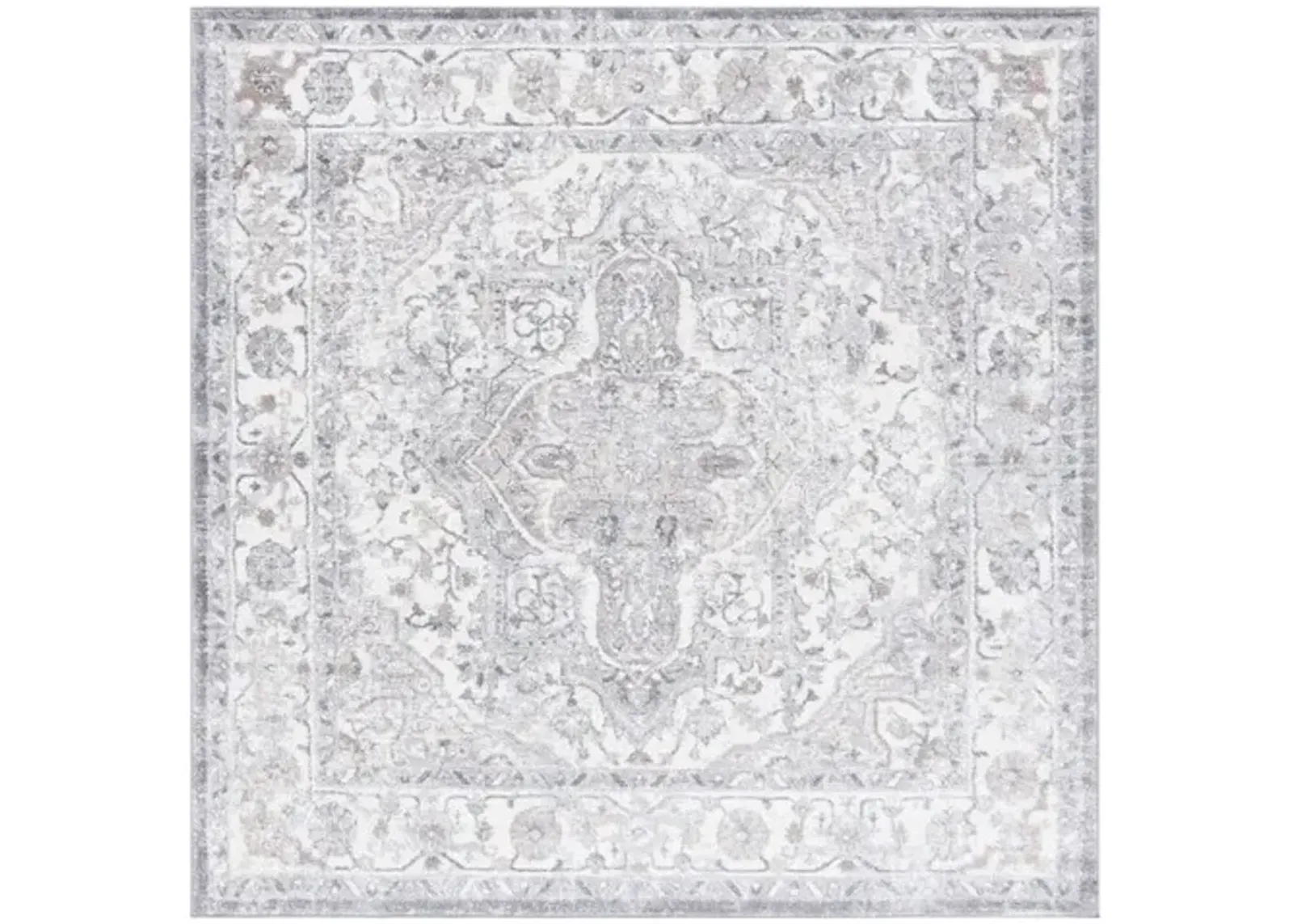 OPAL 468 Grey 6'-7' X 6'-7' Square Square Rug