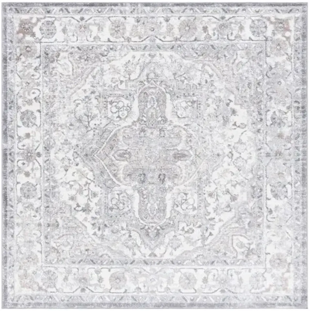 OPAL 468 Grey 6'-7' X 6'-7' Square Square Rug