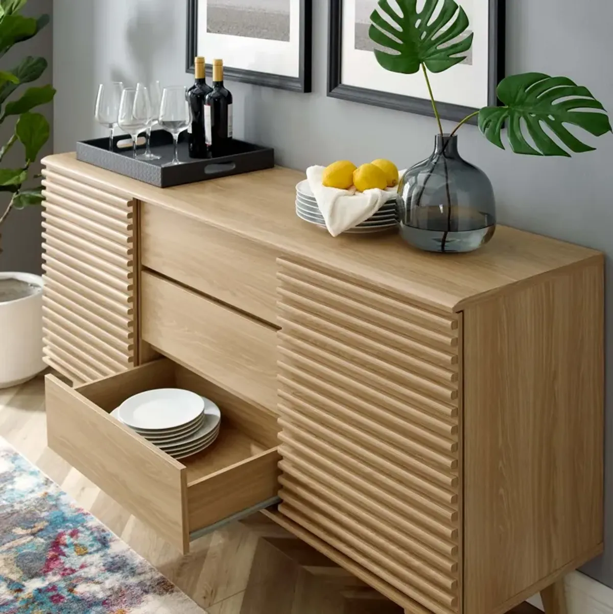 Render Sideboard Buffet Table