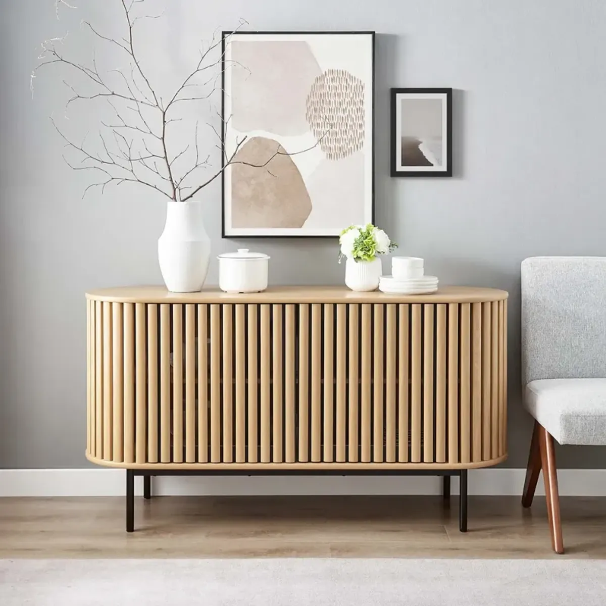 Fortitude 59" Oval Sideboard
