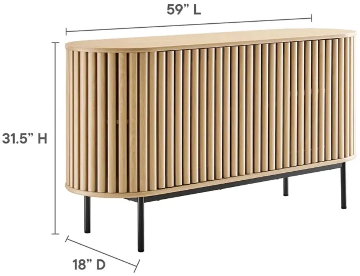 Fortitude 59" Oval Sideboard