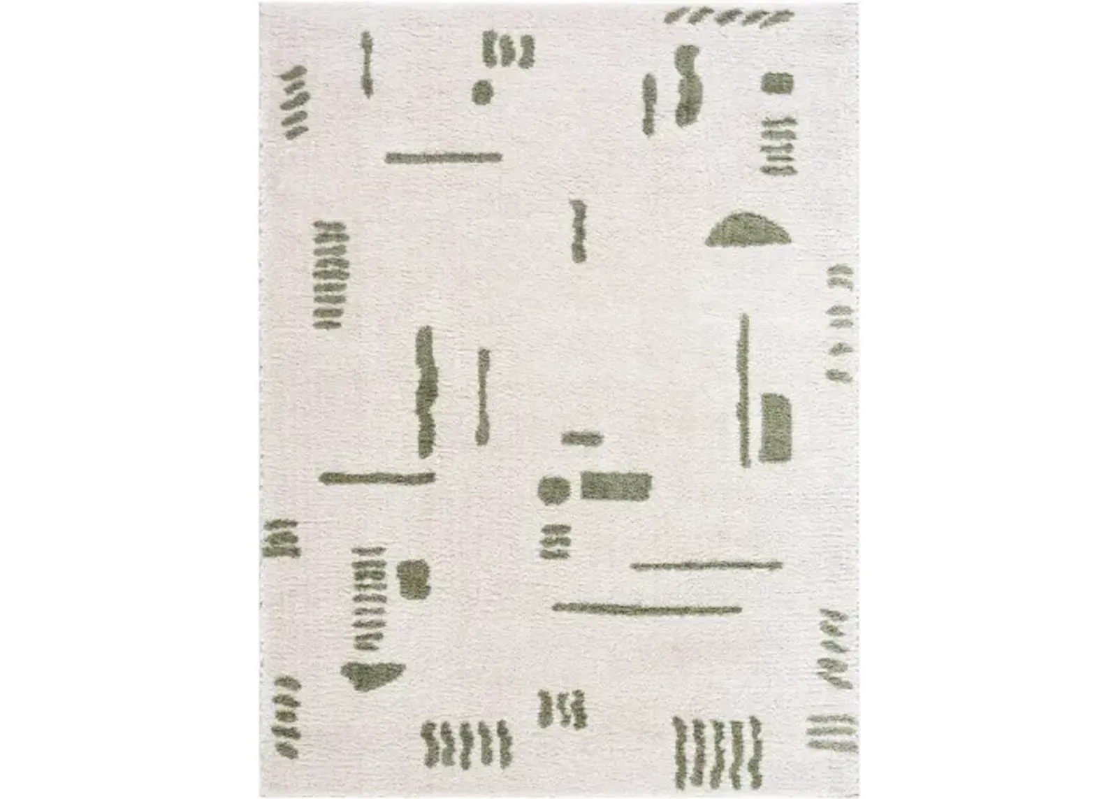 Fossay Shag FSG-2302 2'7" x 7'3" Machine Woven Rug