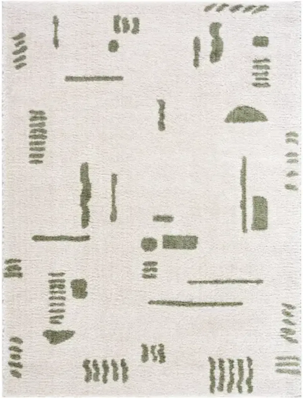 Fossay Shag FSG-2302 2'7" x 7'3" Machine Woven Rug