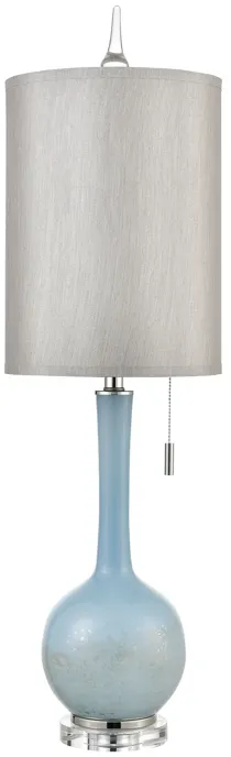 Quantum 37" High 1-Light Table Lamp - Blue