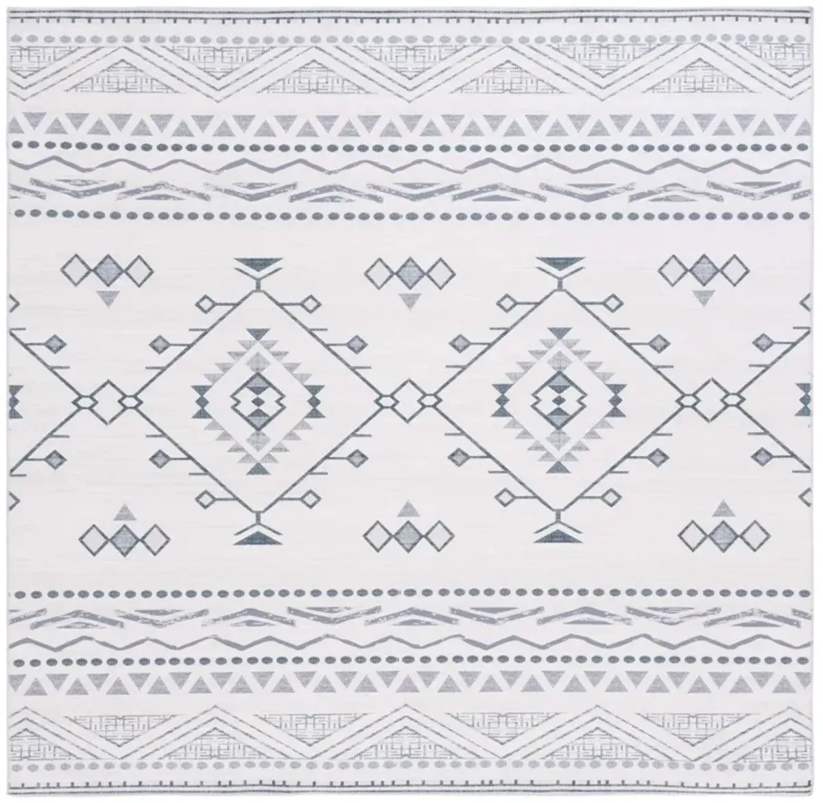 ARIZONA 104 Grey 6' X 6' Square Square Rug