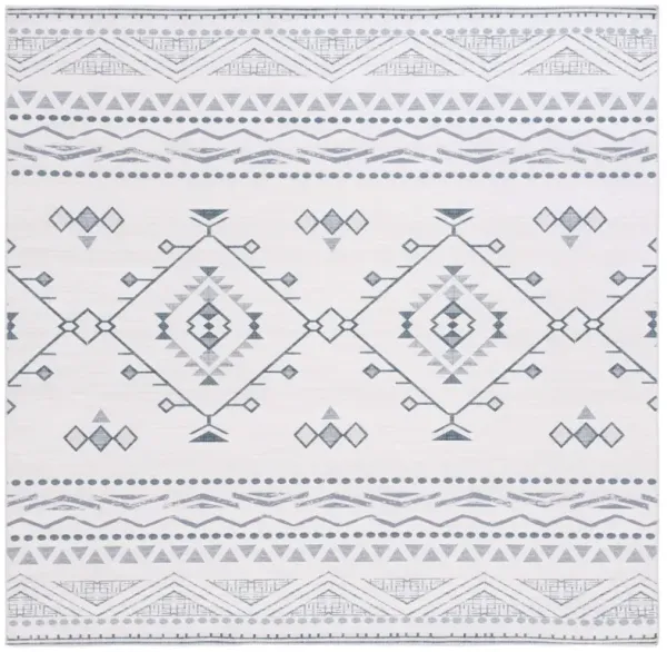 ARIZONA 104 Grey 6' X 6' Square Square Rug