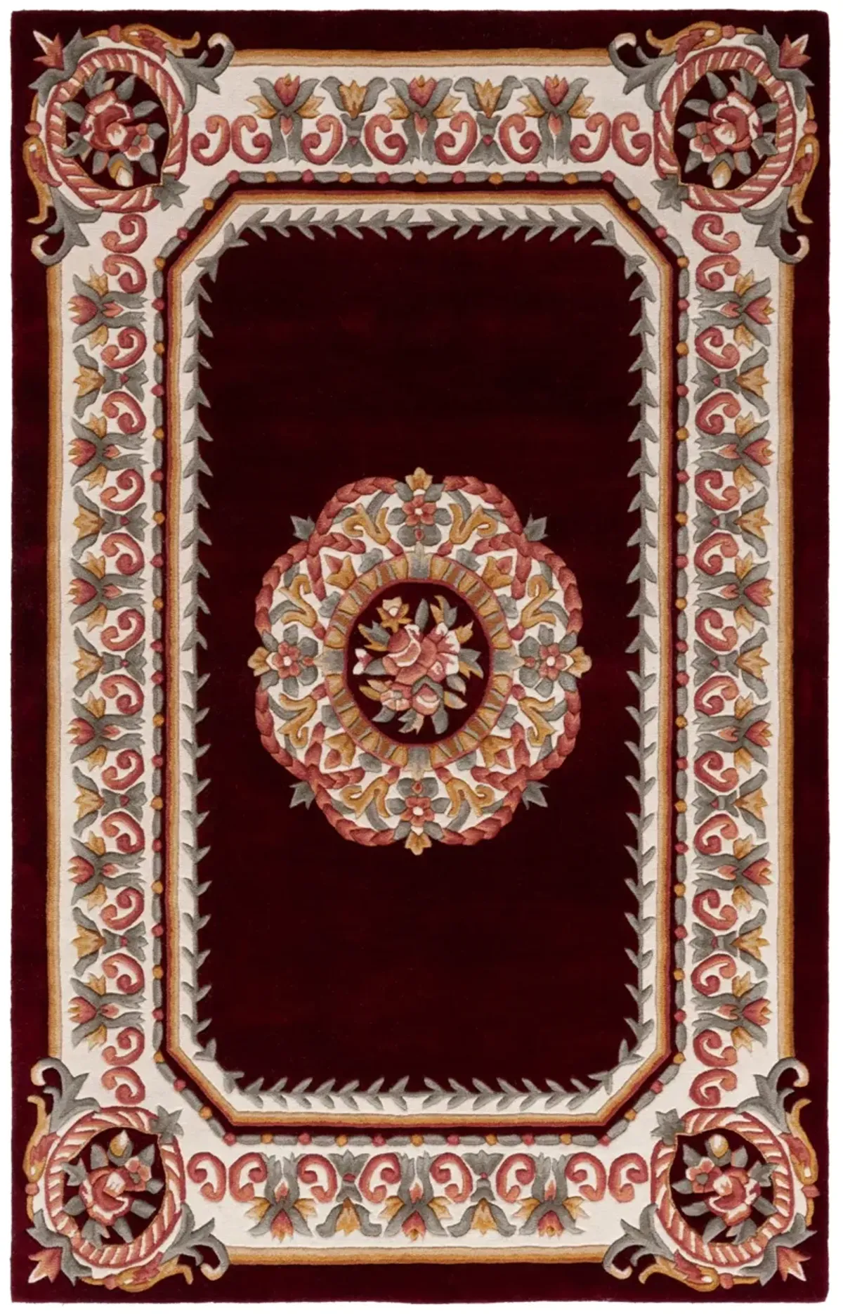 NAPLES 901 RED  4' x 6' Small Rectangle Rug