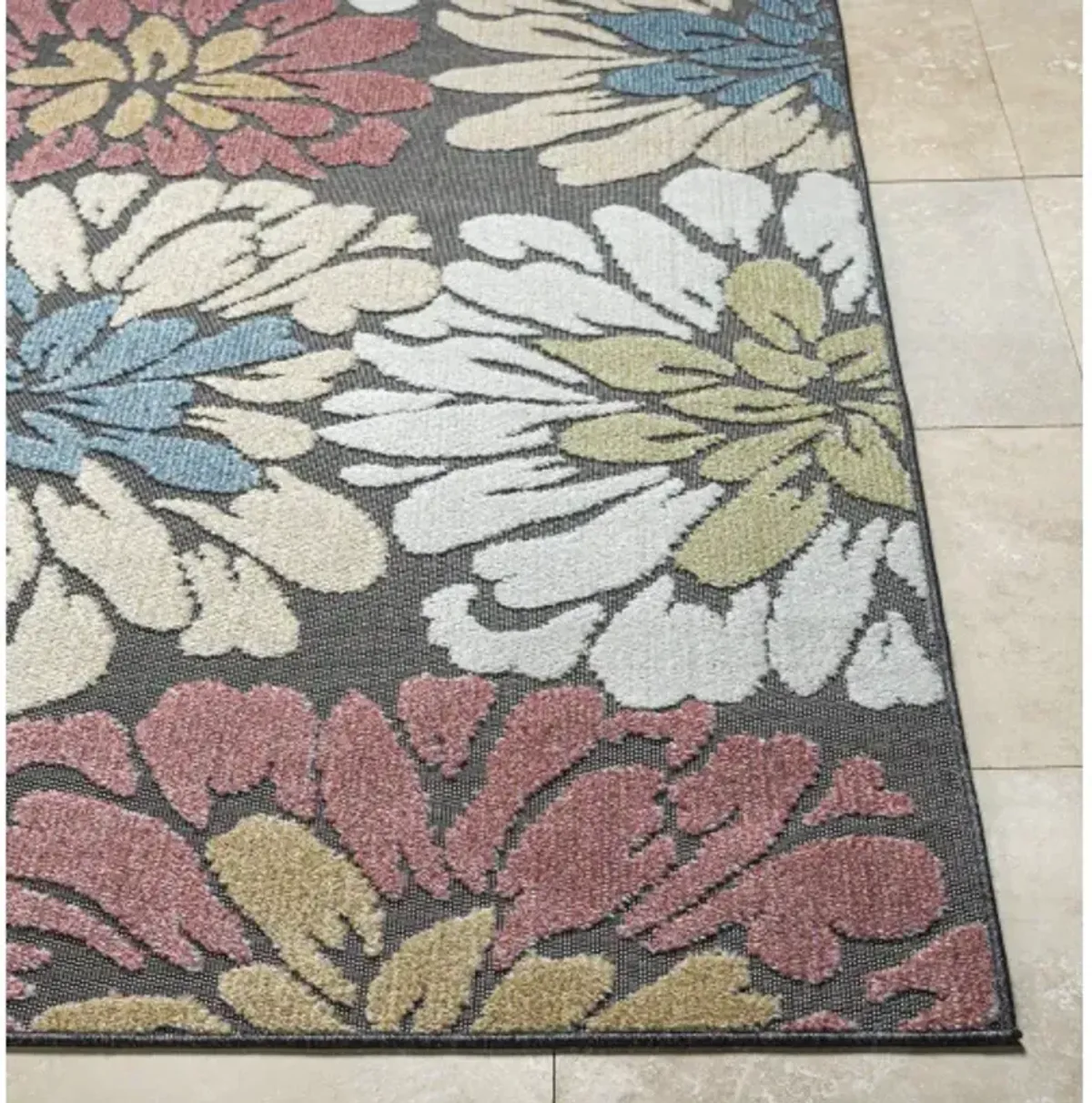 Lakeside LKD-2301 6'7" x 9' Machine Woven Rug