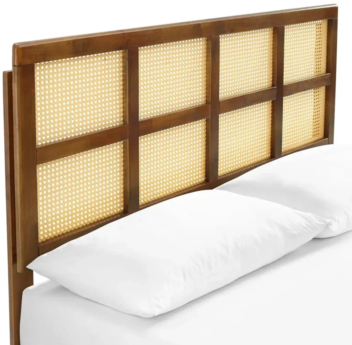 Sidney Cane And Wood Full Platform Bed