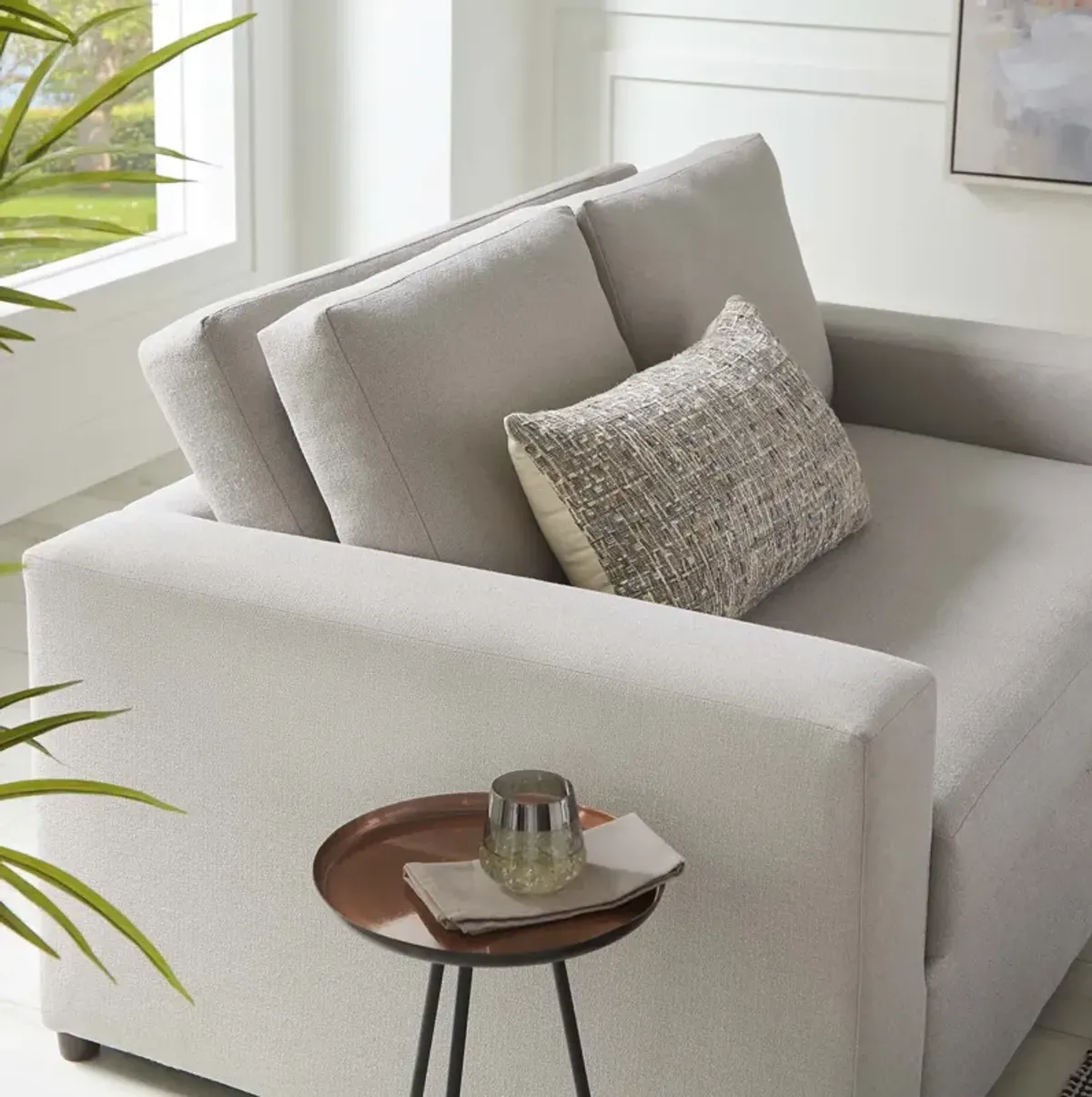 Avendale Linen Blend Loveseat