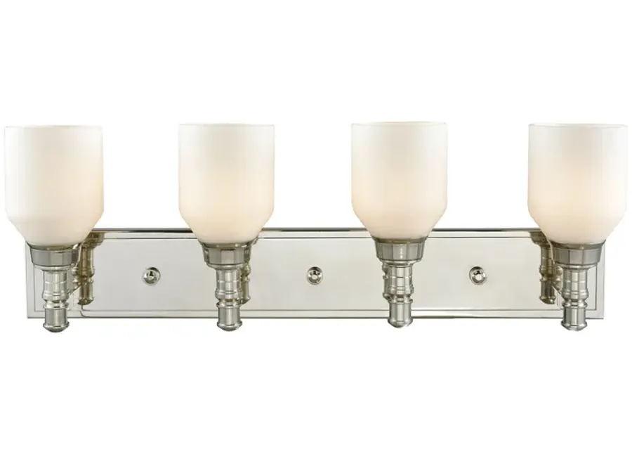 Baxter 28" Wide 4-Light Vanity Light - Polished Nickel