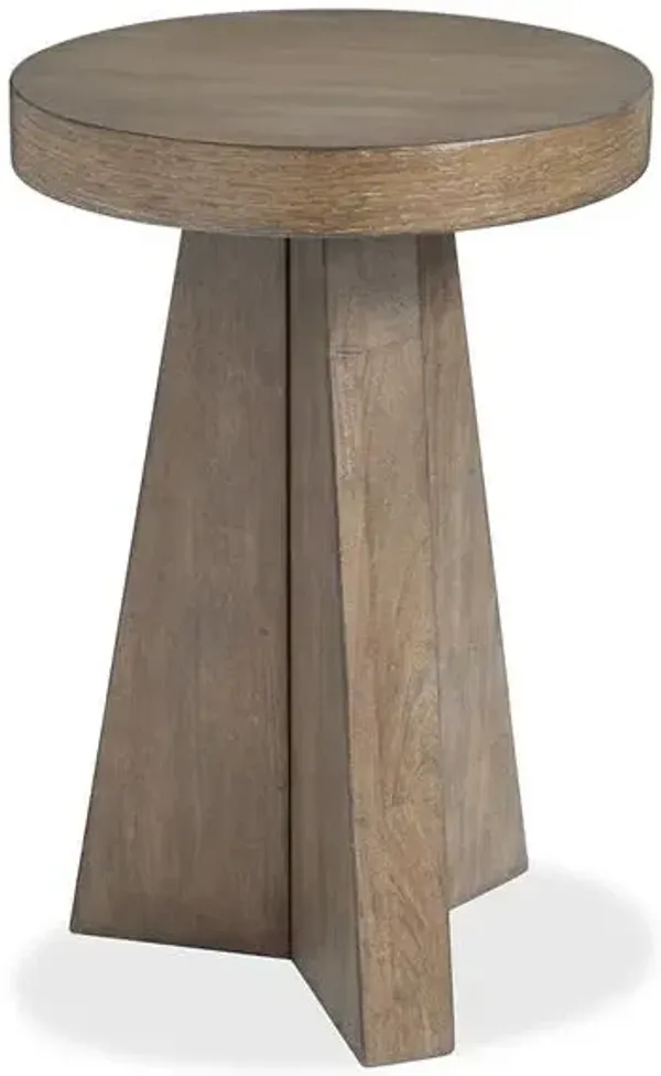 Round Accent End Table