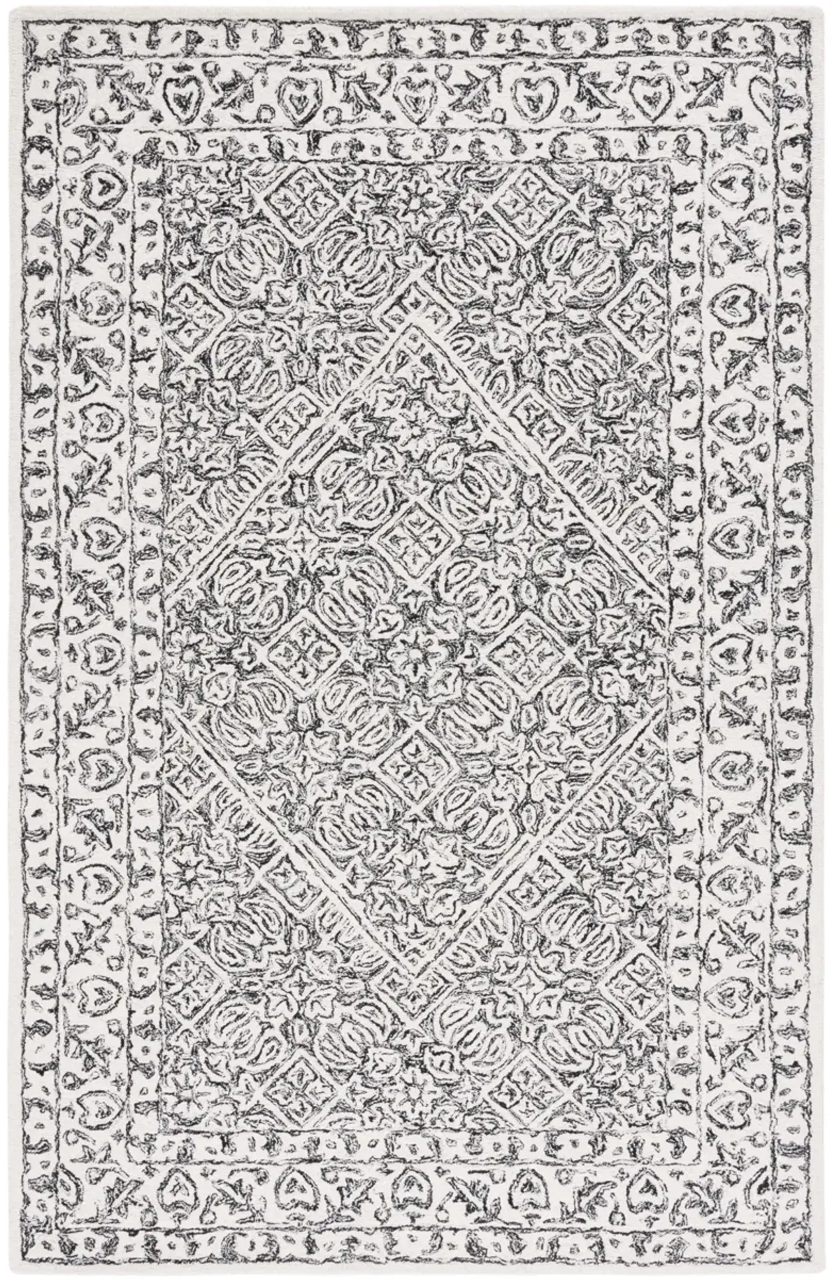 DIP DYE Hand Tufted 3' x 5' area rug