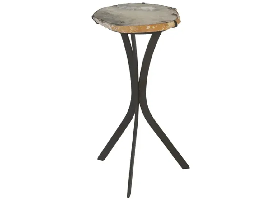 Agate Side Table, Assorted