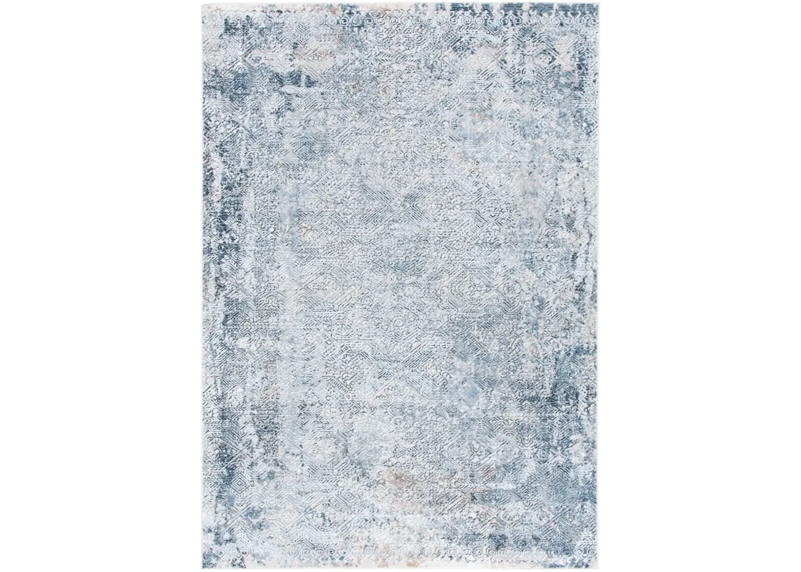 PARKER 119 BLUE  8' x 10' Large Rectangle Rug