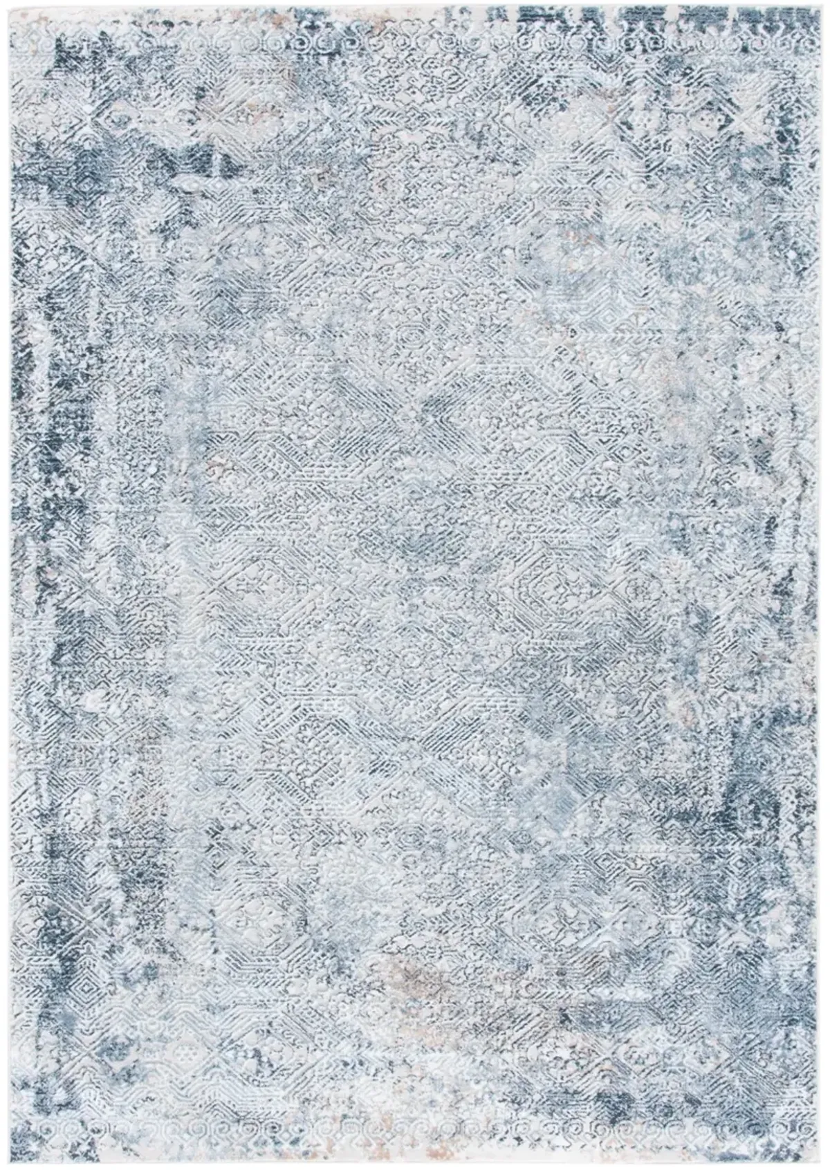 PARKER 119 BLUE  8' x 10' Large Rectangle Rug