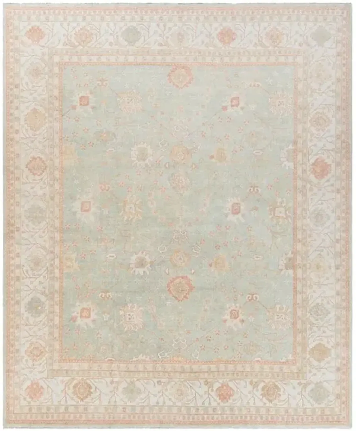 OSH117 Green 4' X 6' Small Rectangle Rug