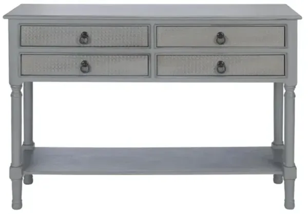 HAINES 4DRW CONSOLE TABLE