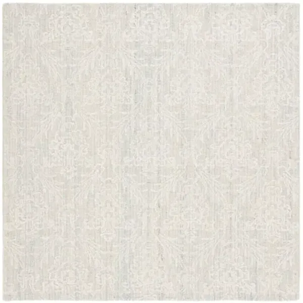 EBONY 112 Blue  6' X 6' Square Square Rug