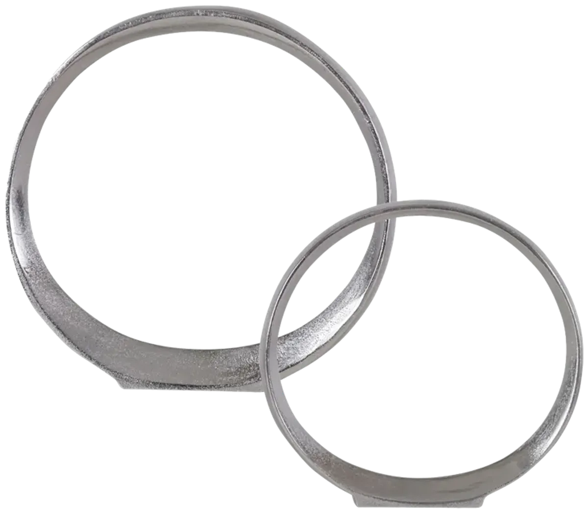 Orbits Nickel Ring Sculptures, S/2