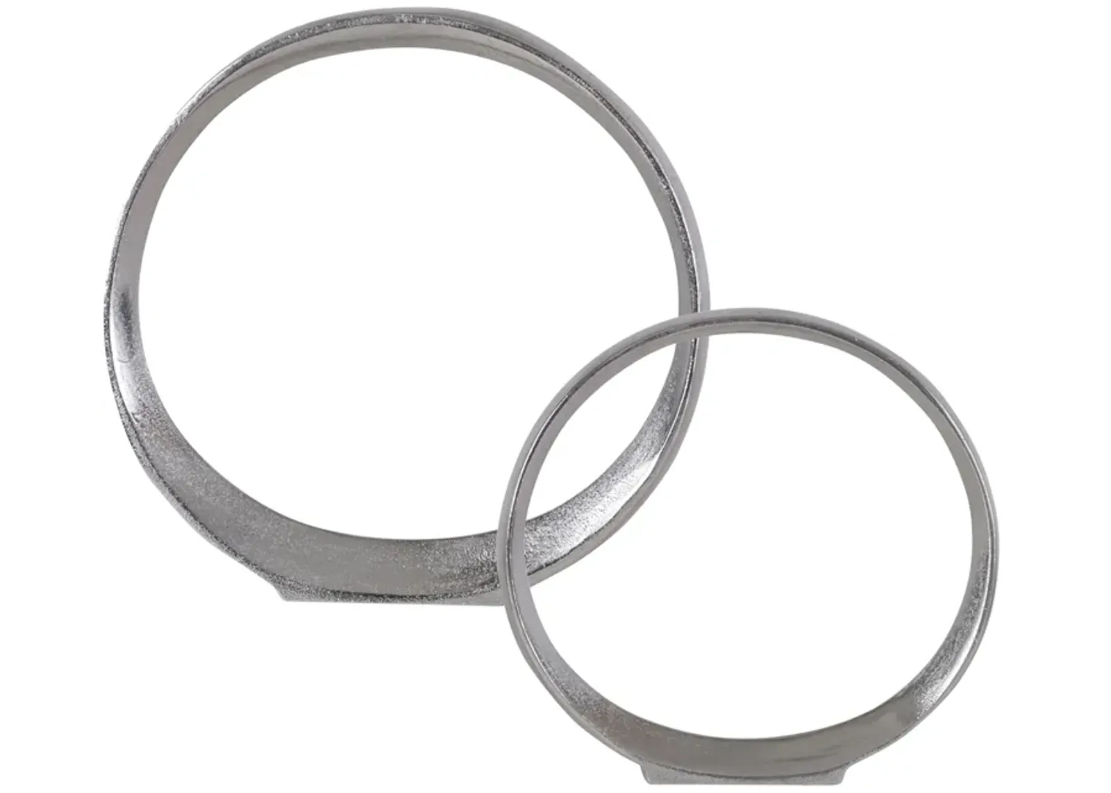 Orbits Nickel Ring Sculptures, S/2