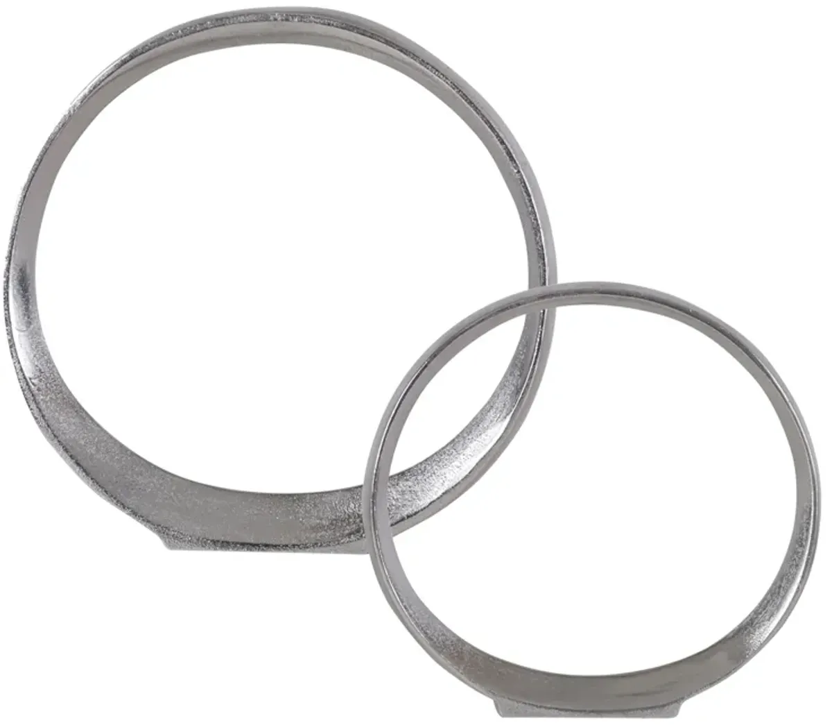 Orbits Nickel Ring Sculptures, S/2