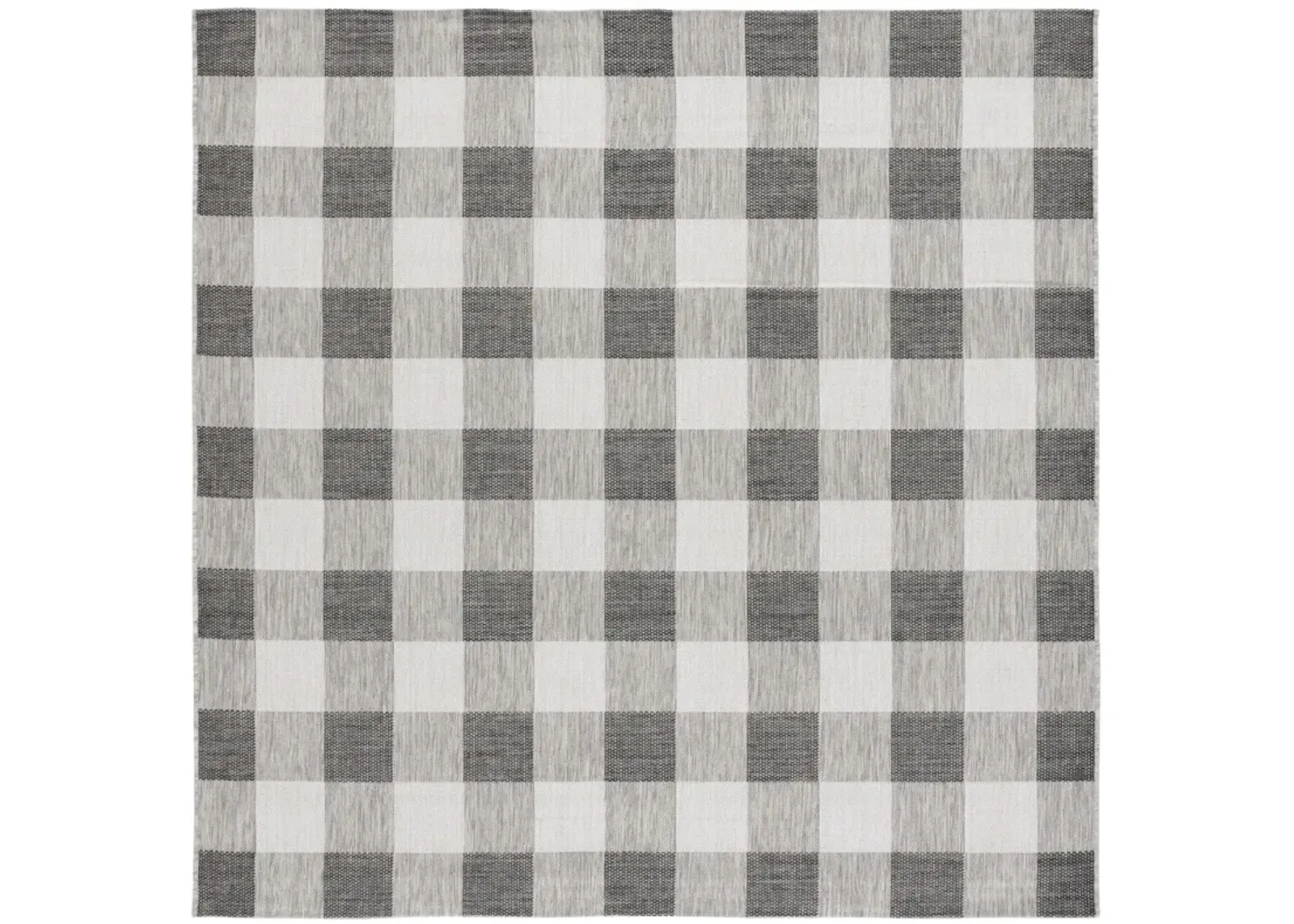 COURTYARD 6442 GREY  6'-7' x 6'-7' Square Square Rug