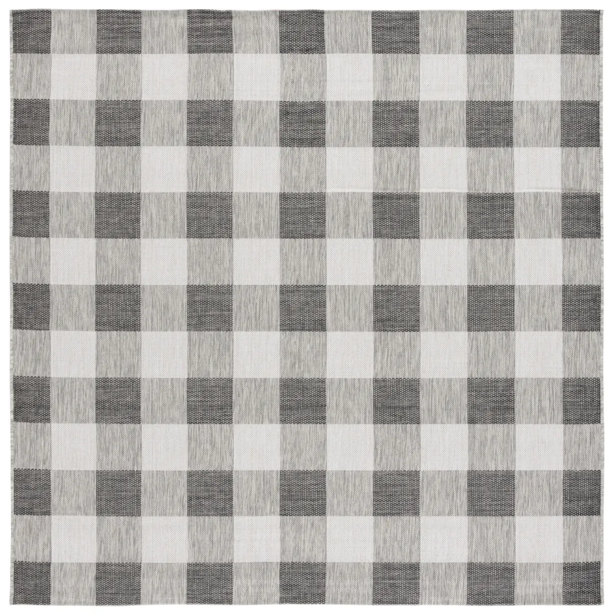 COURTYARD 6442 GREY  6'-7' x 6'-7' Square Square Rug