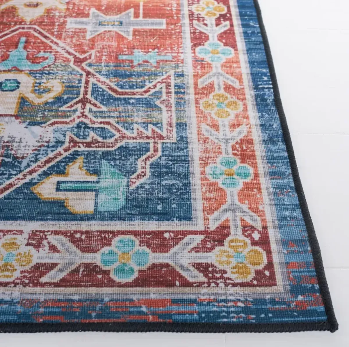 TUCSON 116 M/W S/R BLUE  2'-6' x 12' Runner Rug