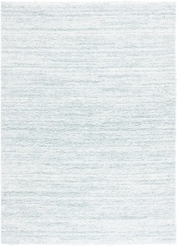 RUMI SHAG 110 AQUA  8' x 10' Large Rectangle Rug