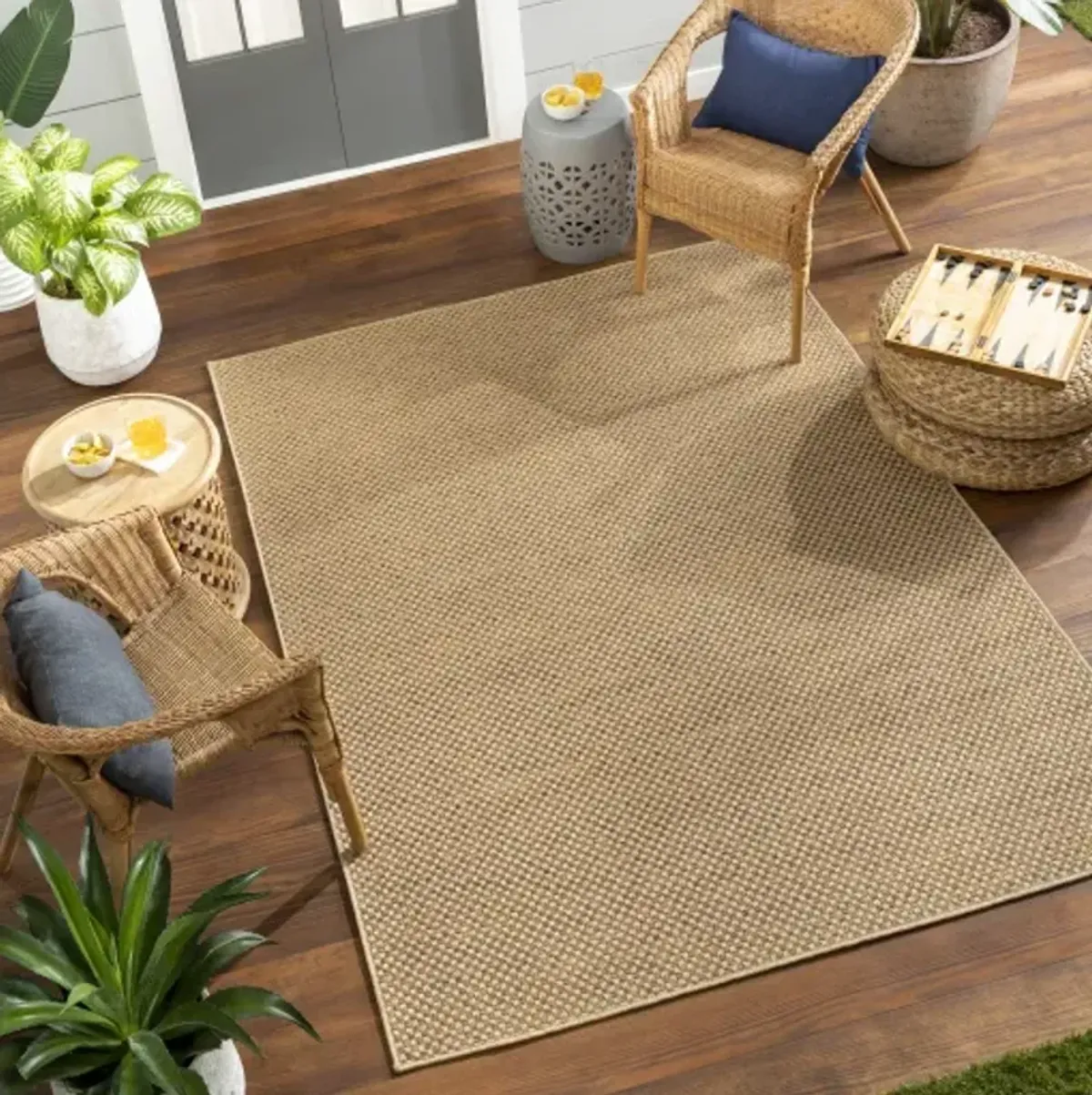 Pismo Beach PMB-2308 5'3" x 7' Machine Woven Rug