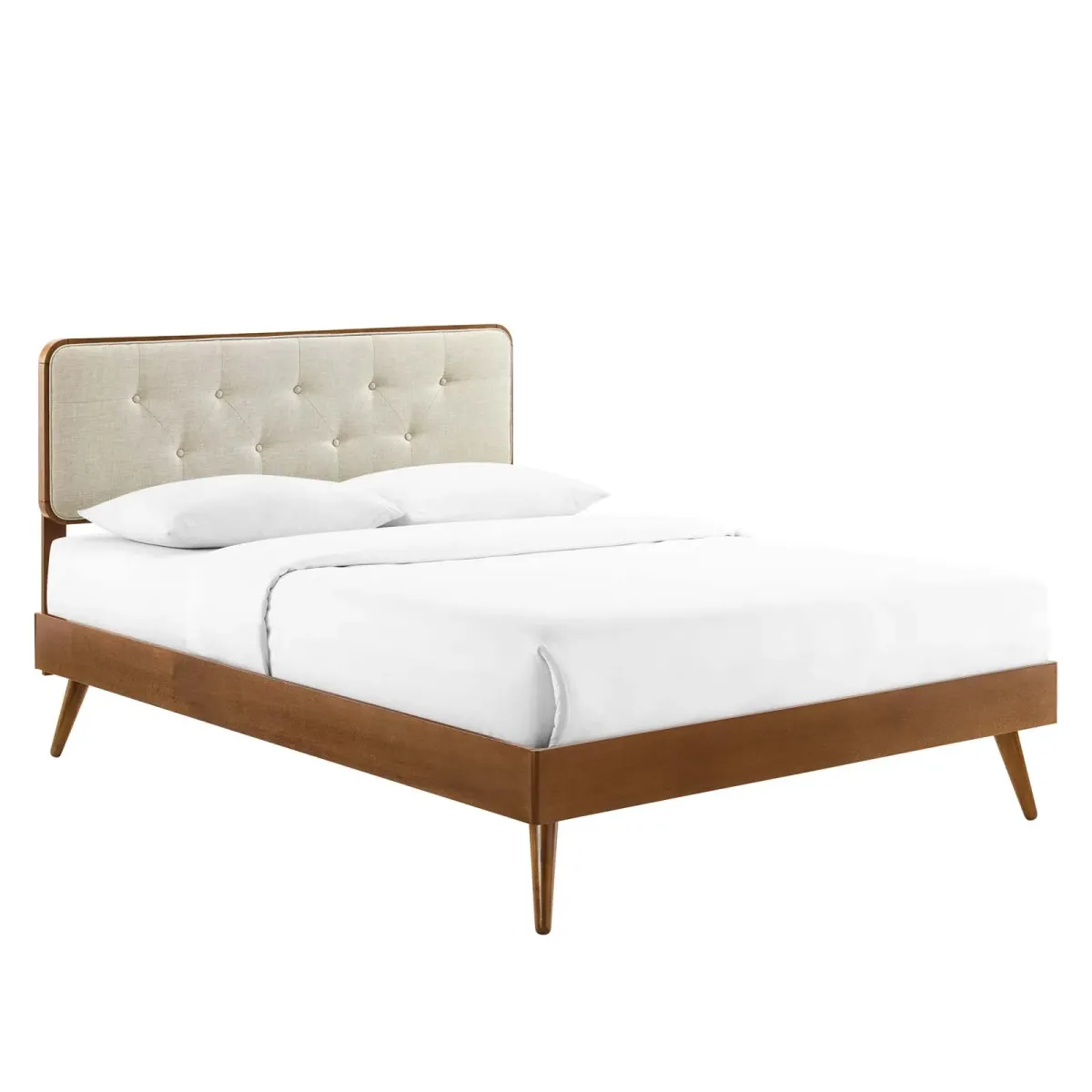 Bridgette Queen Wood Platform Bed