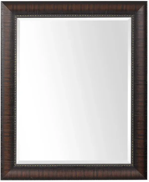 Wythe Burnished Wood Mirror
