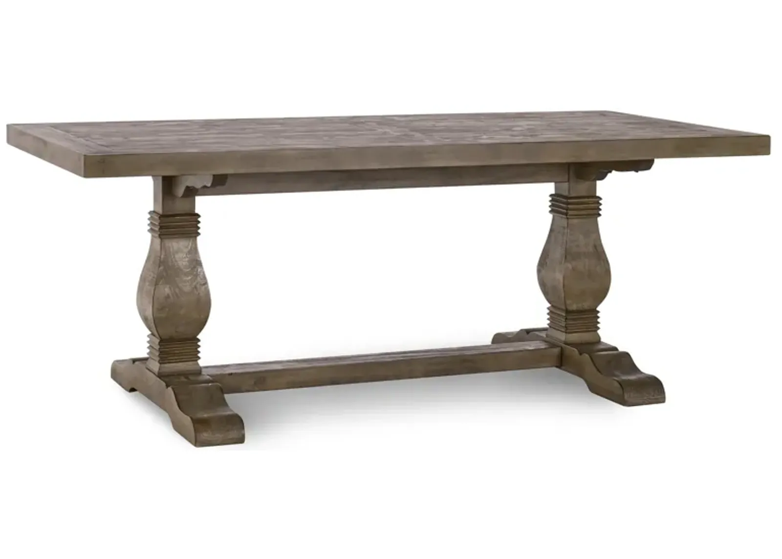 Caleb 78" Dining Table Desert Gray