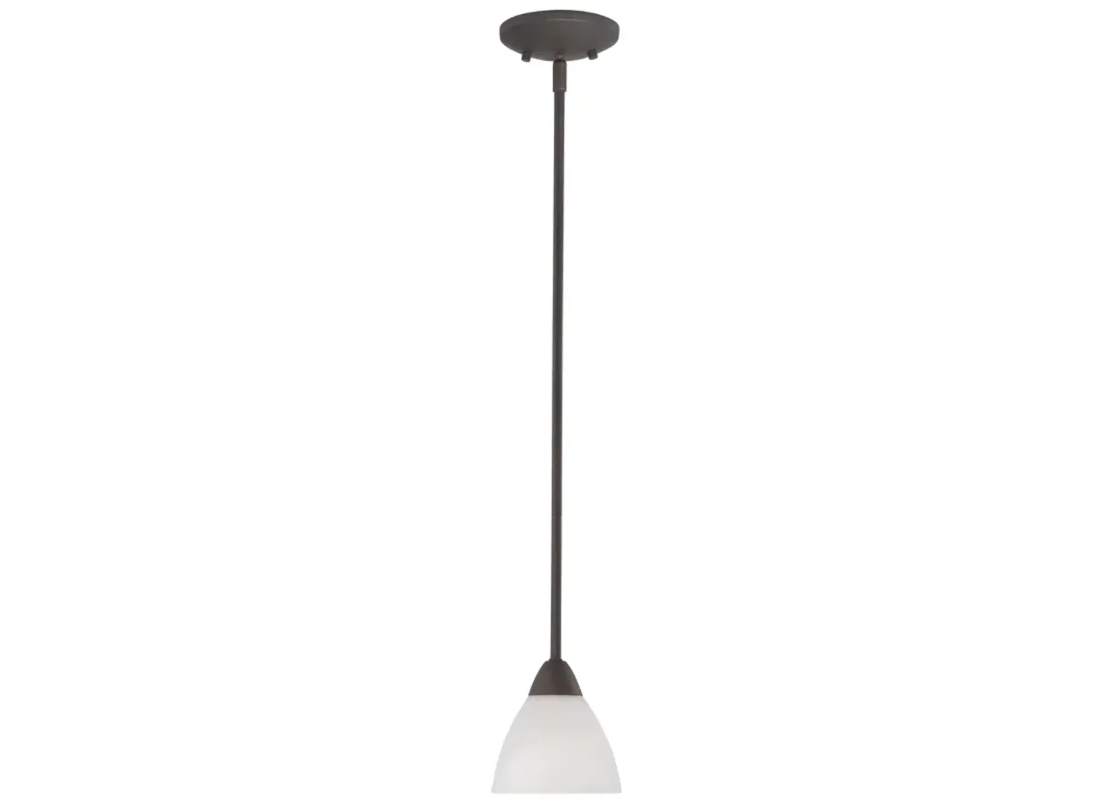 Tia 5.25" Wide 1-Light Mini Pendant - Painted Bronze