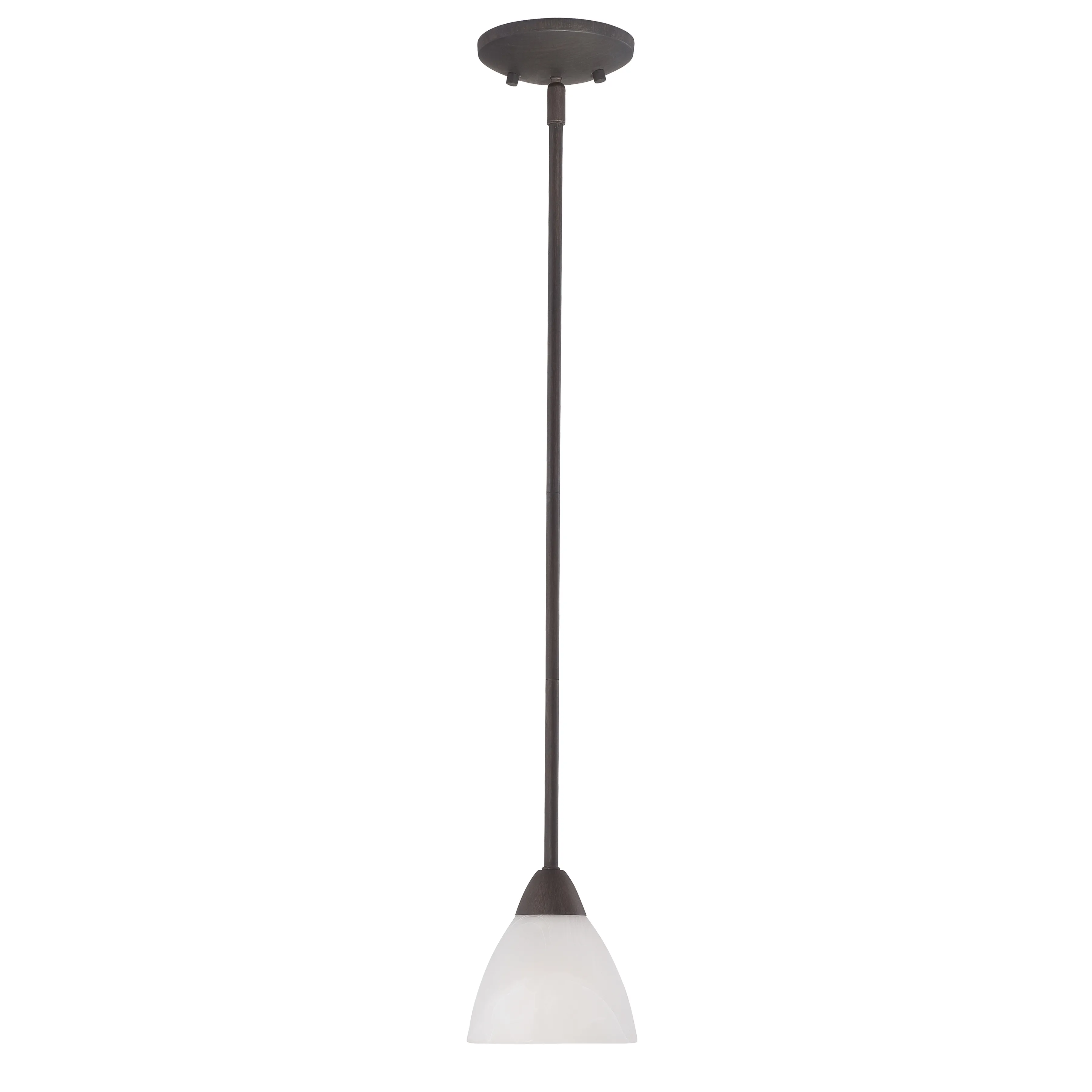 Tia 5.25" Wide 1-Light Mini Pendant - Painted Bronze