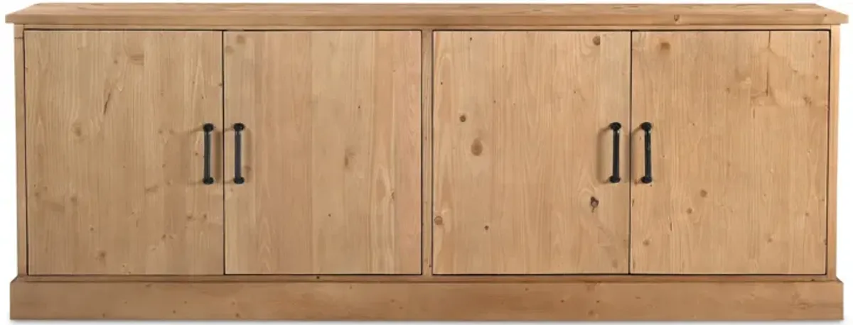 Tade 4 Door Sideboard Honey Pine