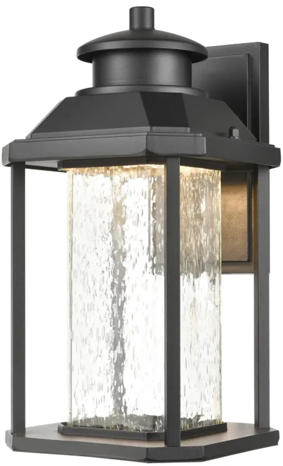 Irvine 13" High 1-Light Outdoor Sconce - Matte Black