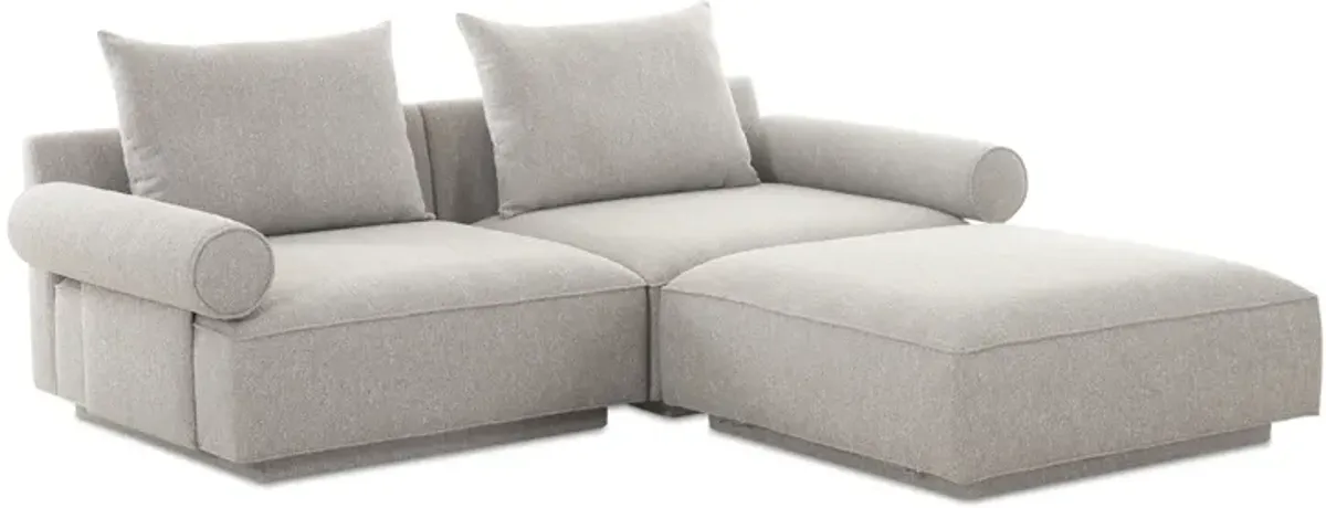 Rosello Nook Modular Sectional Light Grey