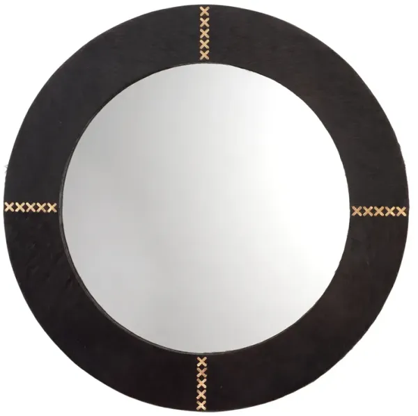 Round Cross Stitch Mirror